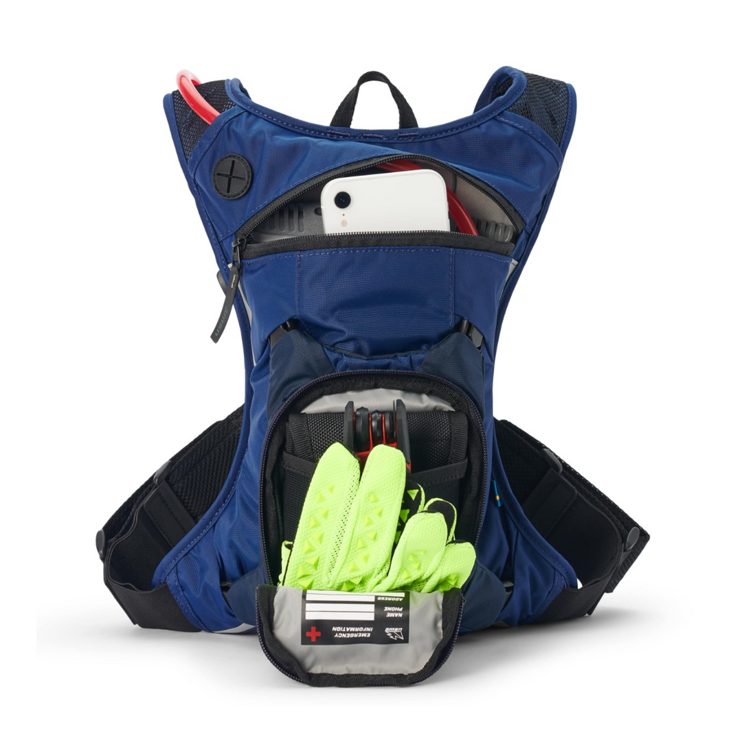 USWE Moto Hydro 3, Factory Blue Lightweight Hydration Pack