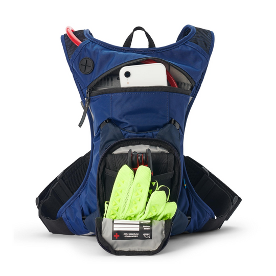 USWE Moto Hydro 3, Factory Blue Lightweight Hydration Pack