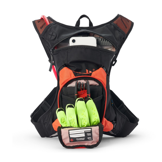 USWE MOTO HYDRO 3, FACTORY ORANGE Lightweight Hydration Pack