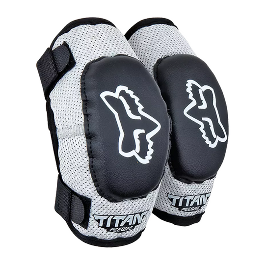 FOX PEEWEE TITAN YOUTH ELBOW PADS WITH ELASTIC STRAP
