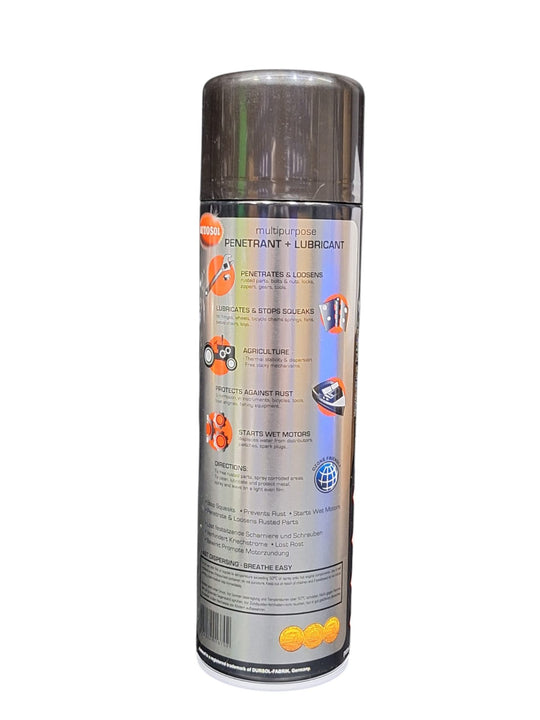 AUTOSOL HD-60 Fast Acting Multipurpose Penetrant – Rust Remover/Corrosion/Loosens Bolts/Stops Squeaks & Lubricant Spray